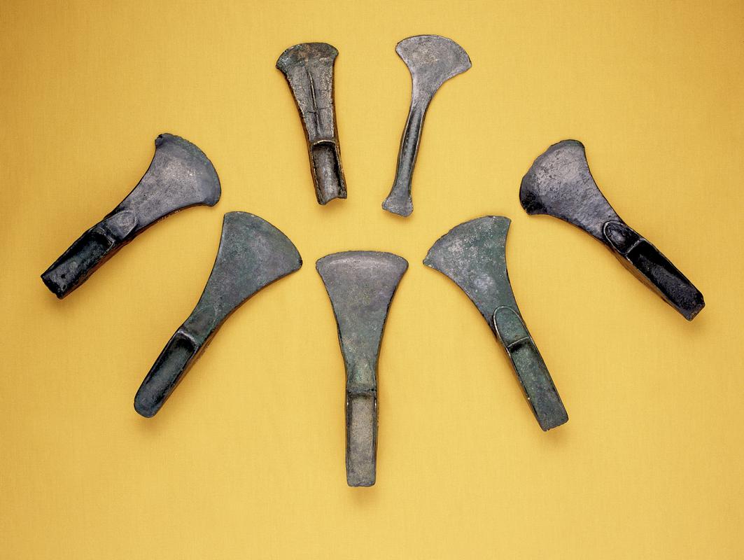 bronze swords, axes and tools