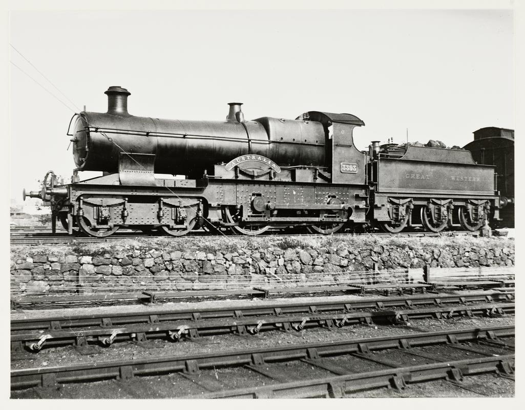 G.W.R. locomotive 3393 'Australia' at Porthcawl