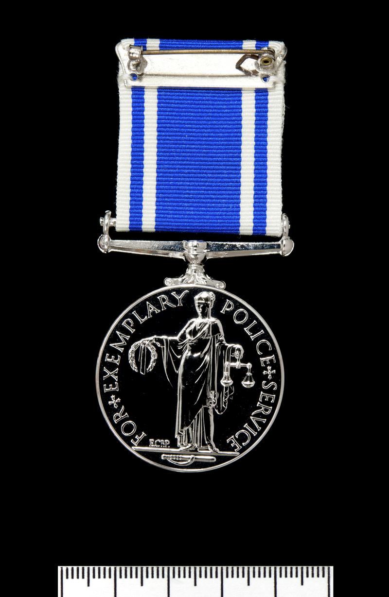Police LS&GC Medal, Peter Brock (rev.)