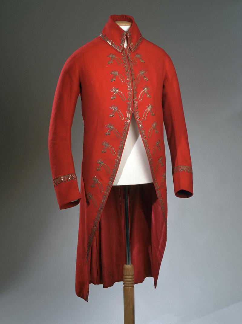 Red coat worn by Sir Watkin Williams-Wynn