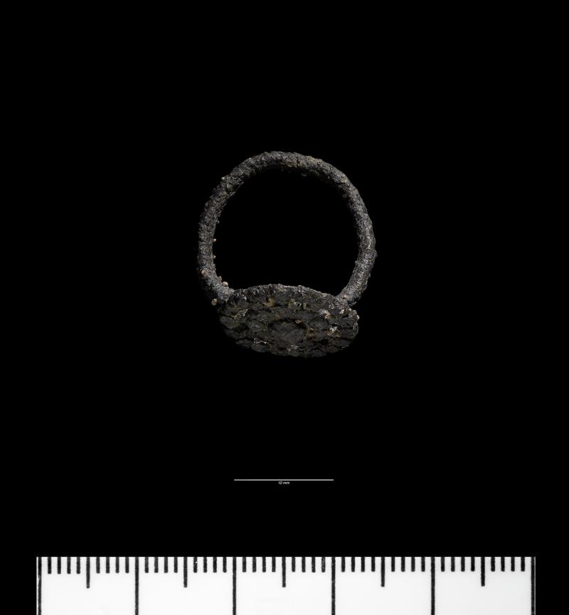Medieval pewter finger ring