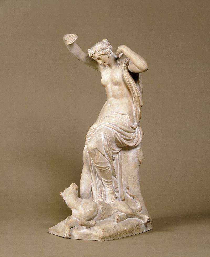 A Bacchante Diverting the Attention of a Tiger with her Cymbals