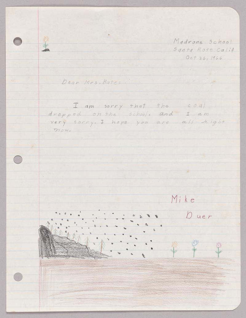 Aberfan, letter