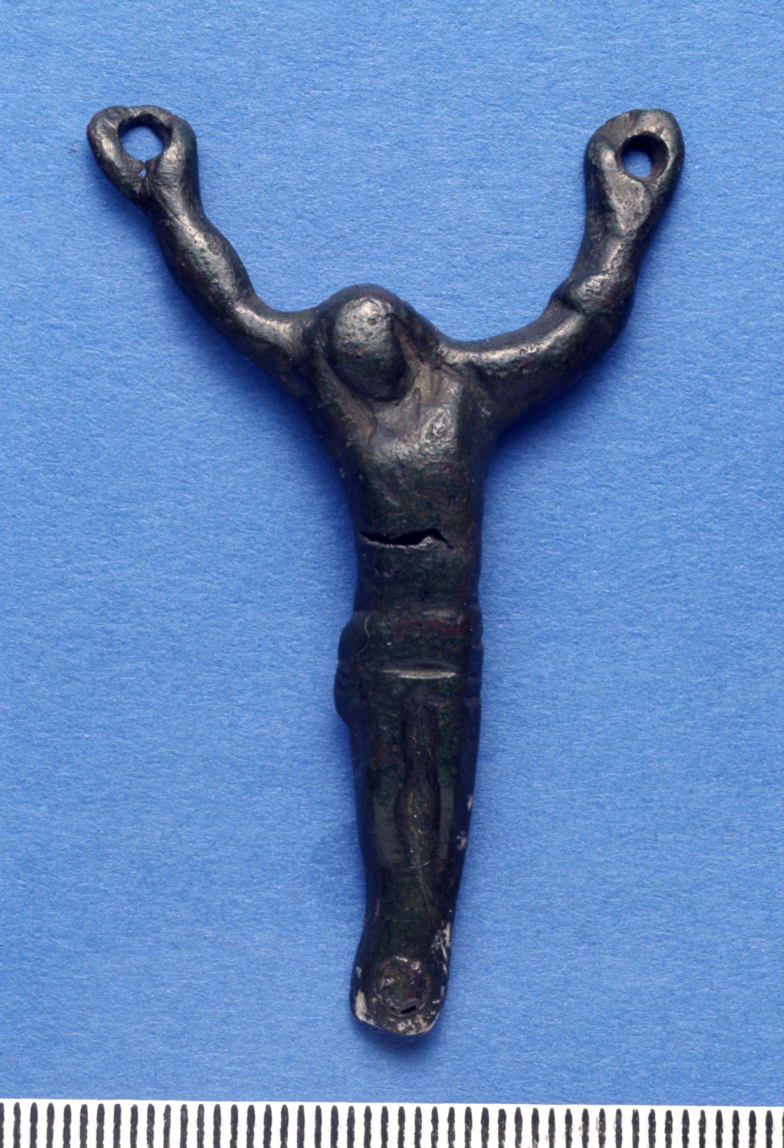 Post-Medieval copper alloy crucifix