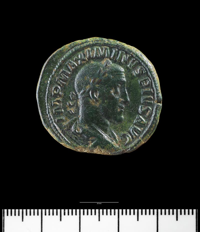 Roman sestertius of Maximinus I