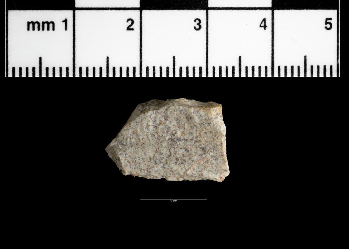Upper Palaeolithic flint backed blade