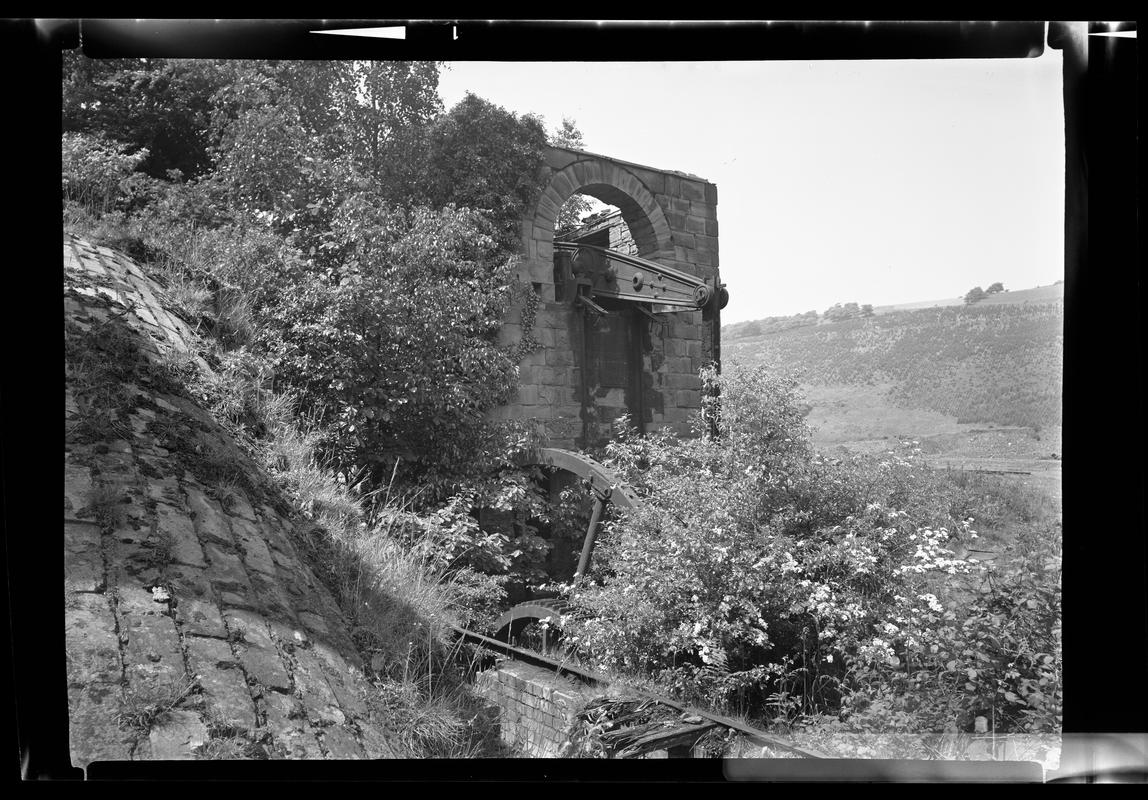 Glyn Pits, film negative