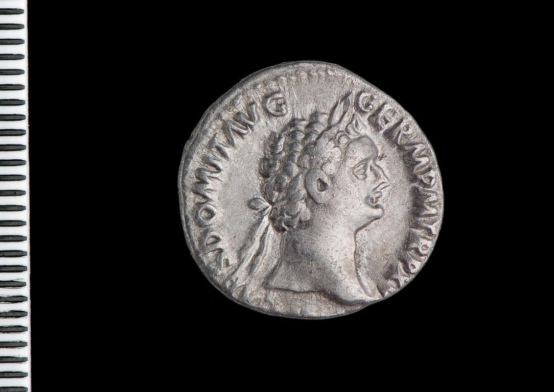 silver denarius (obv.)