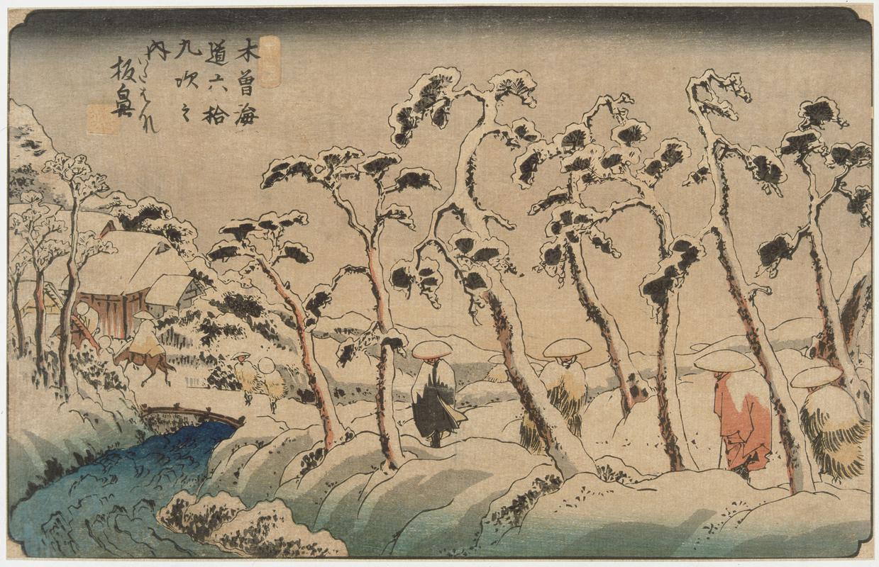 Sixty-Nine Stages of the Kisokaido: Itahana