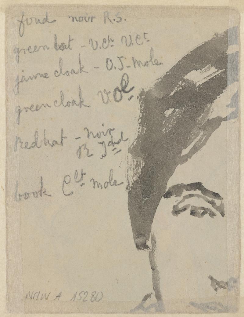 Two figures in church