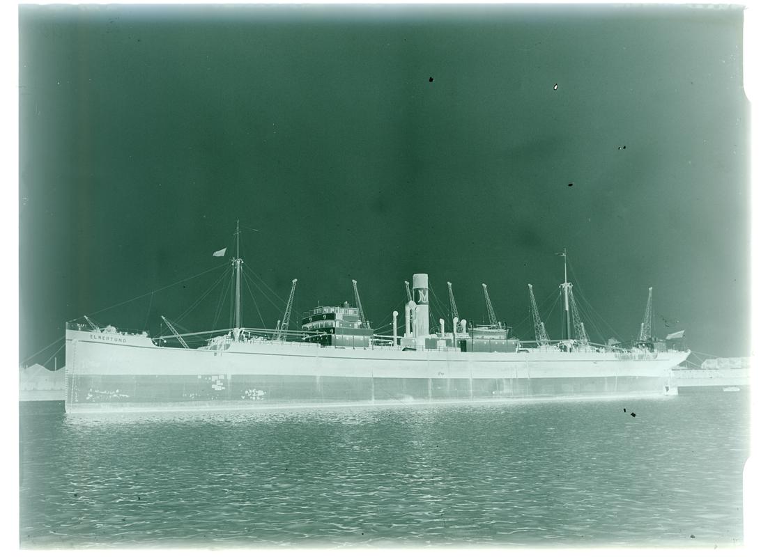 S.S. EL NEPTUNO, glass negative