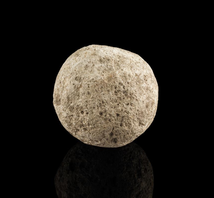 Roman Bath Stone ballista ball