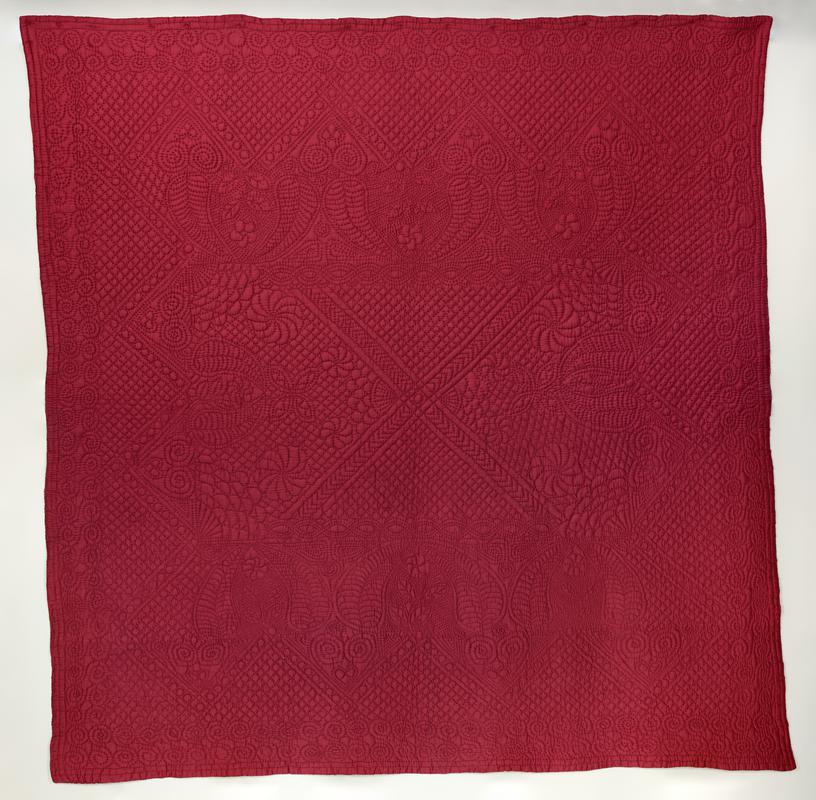 Wholecloth quilt, 1920s-30s