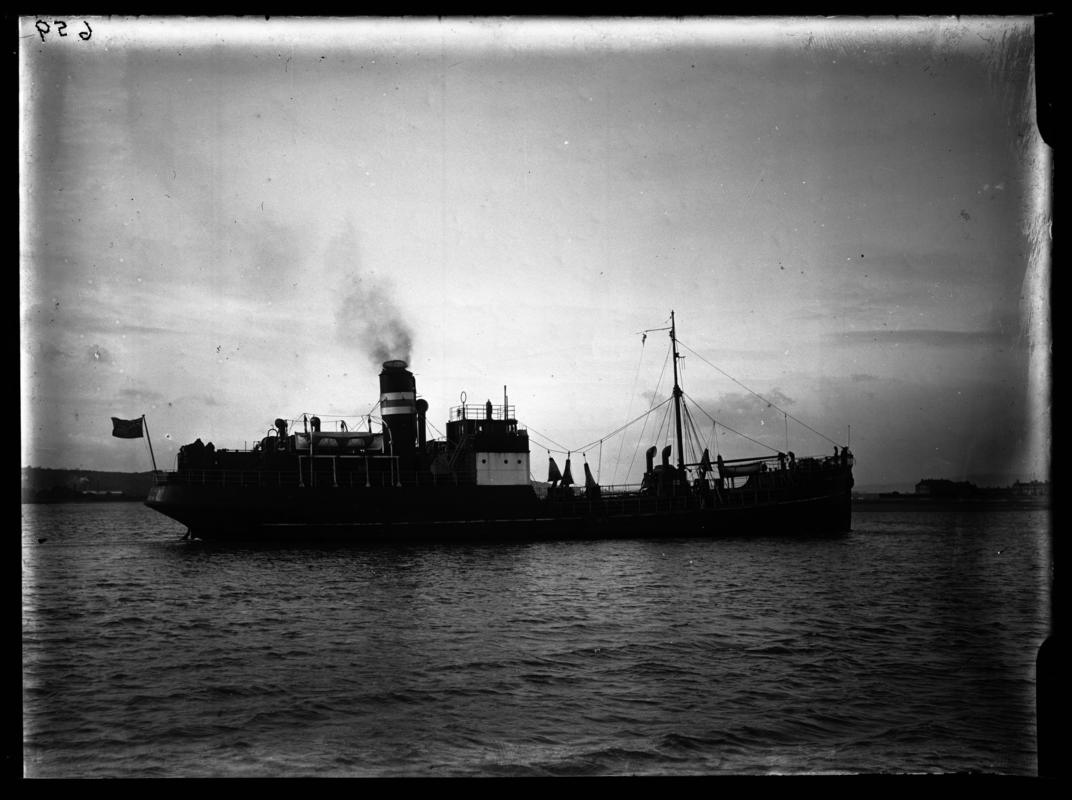 S.S. PASS OF LENY, glass negative