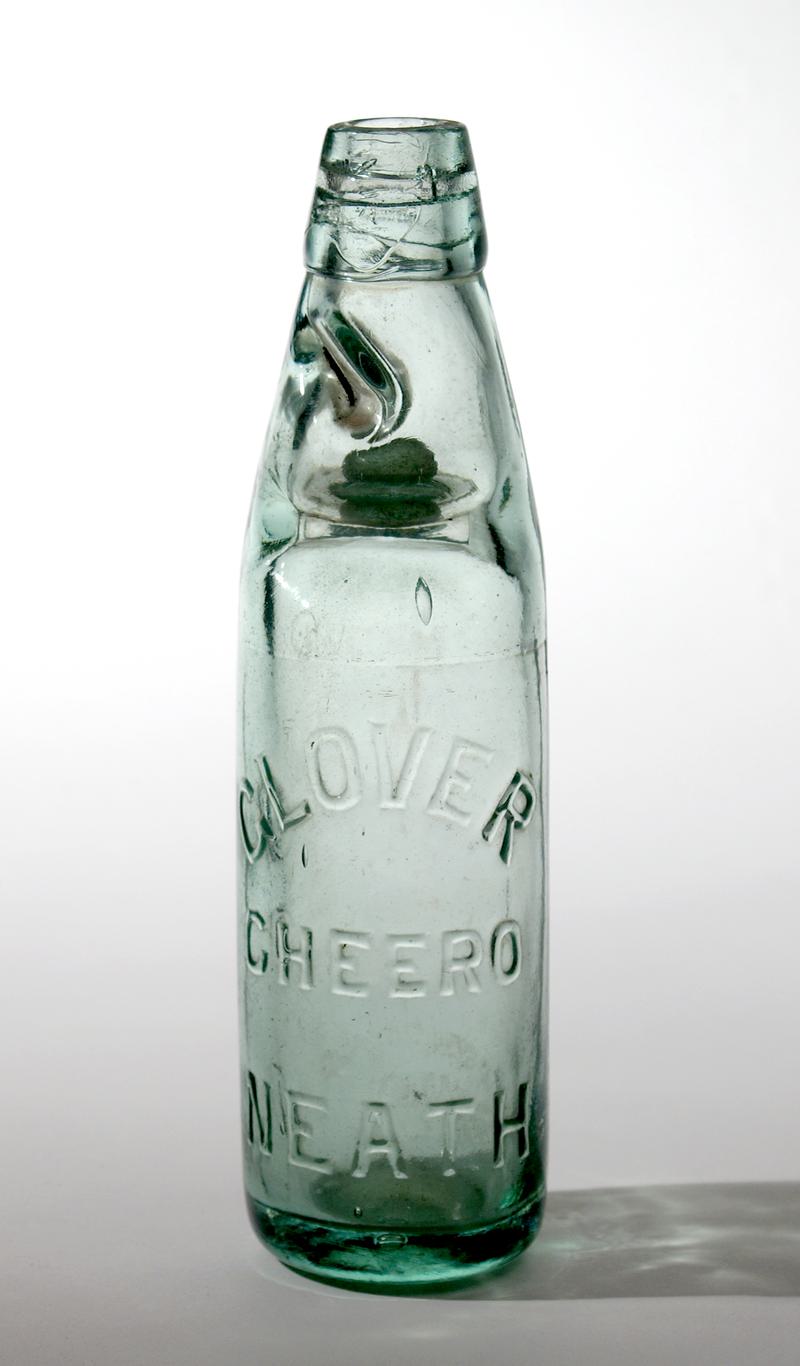Glover, Neath, glass bottle