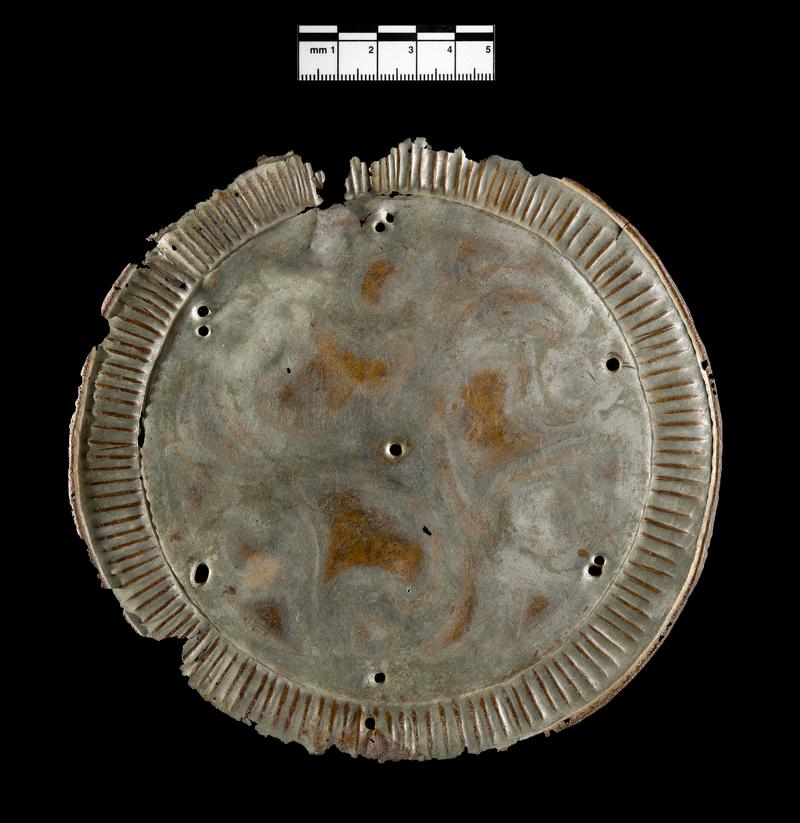 Late Iron Age / Roman copper alloy ornamental disc