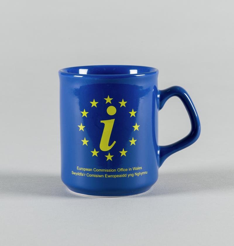 Mug produced by the European Commission Office in Wales.