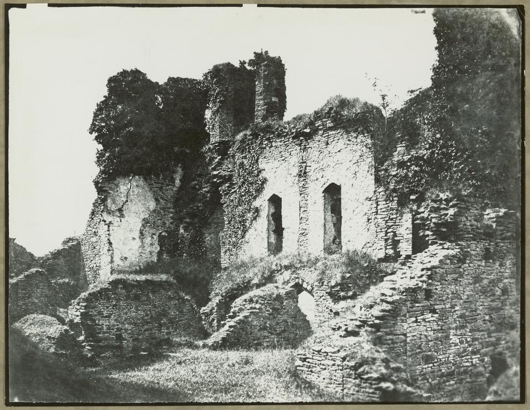 Caerphilly Castle - Ruins of Northern Court (1855-1860)