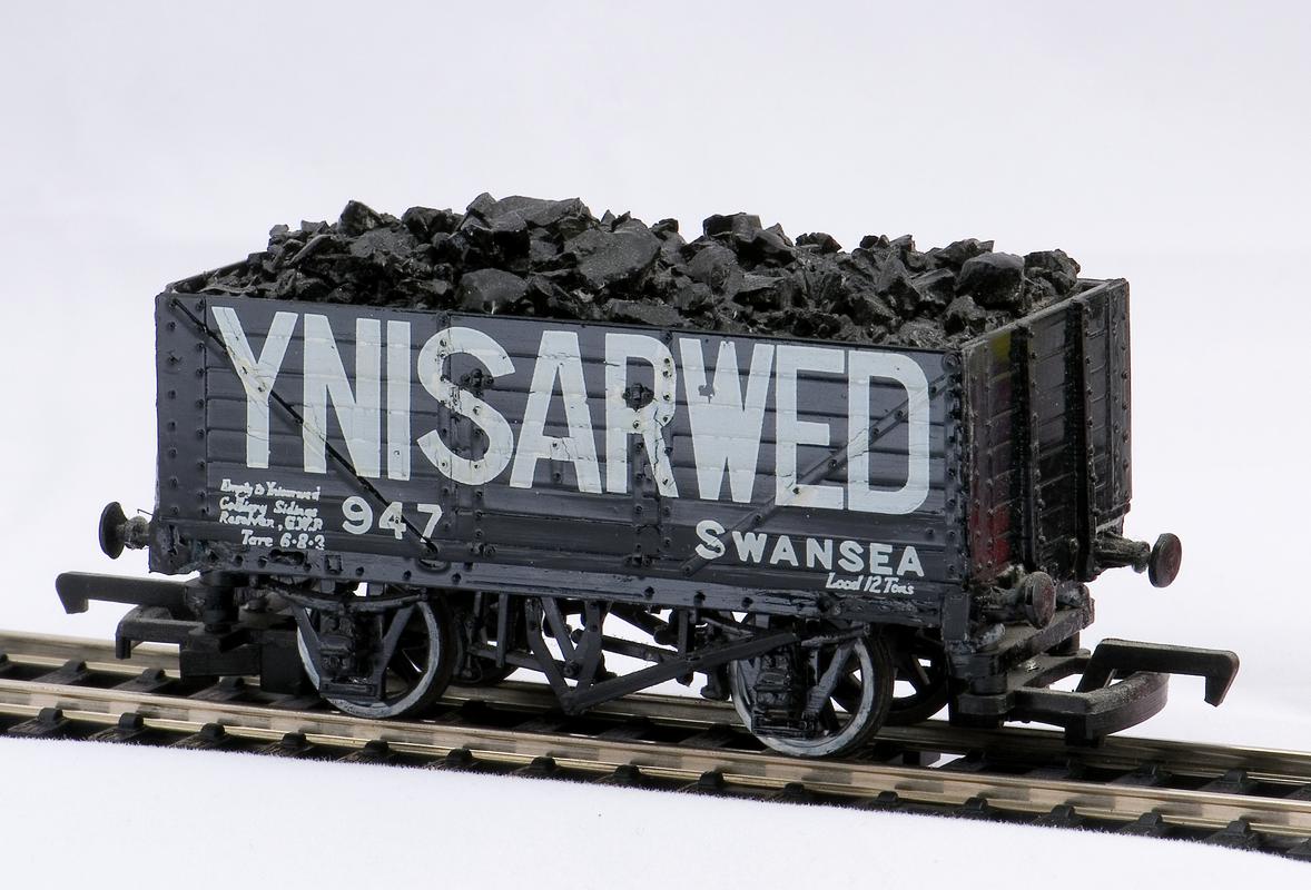 Ynisarwed, Swansea, coal wagon model