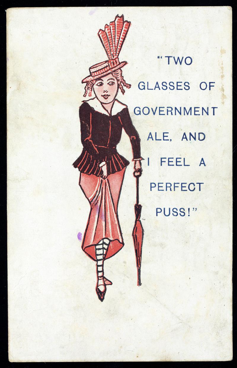 Two Glasses of Government Ale, and I Feel a Perfect Puss!