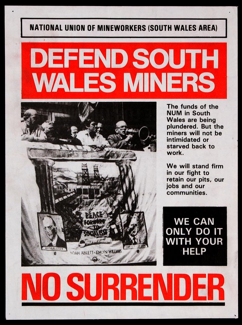 Handbill : "Defend South Wales Miners"