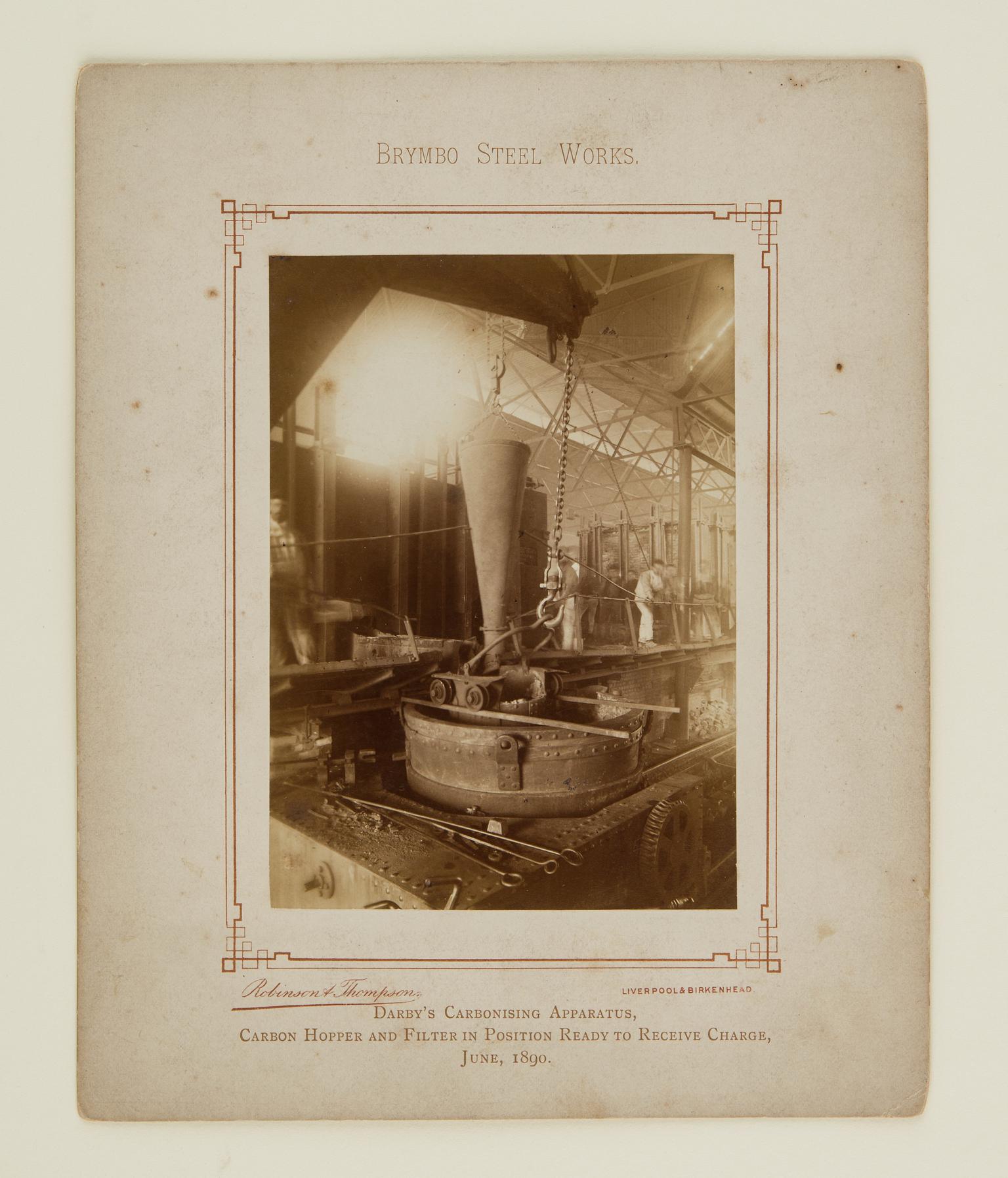 Brymbo steelworks, photograph