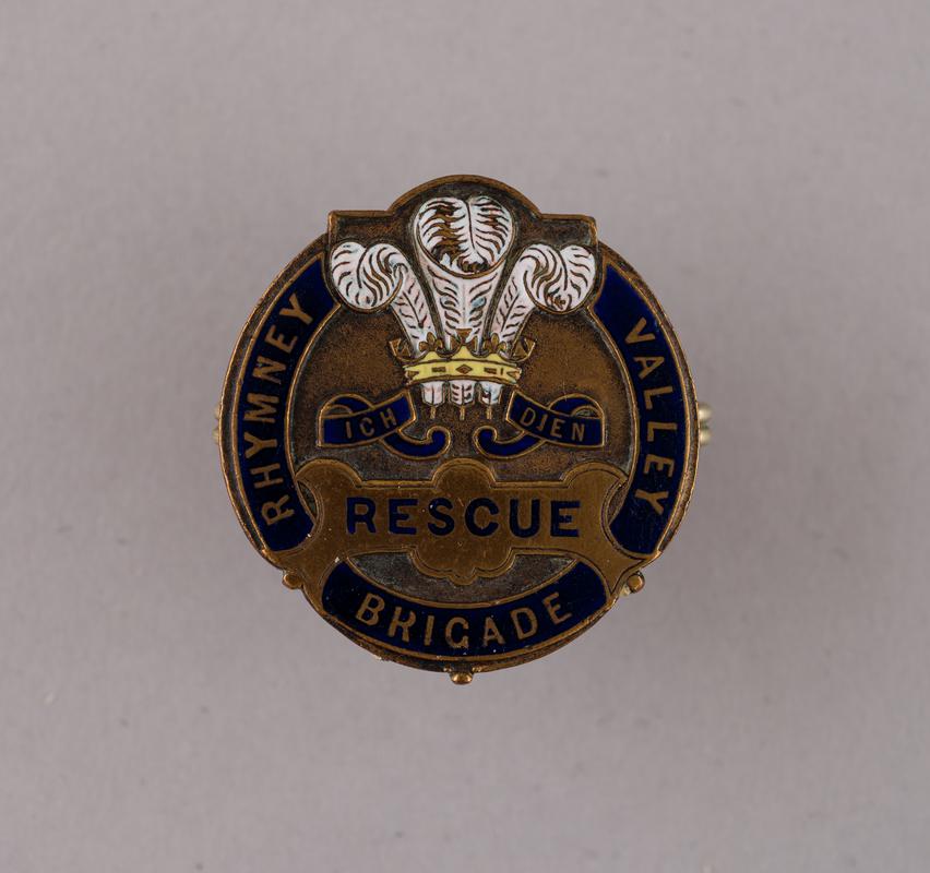 Rhymney Valley Rescue Brigade, badge
