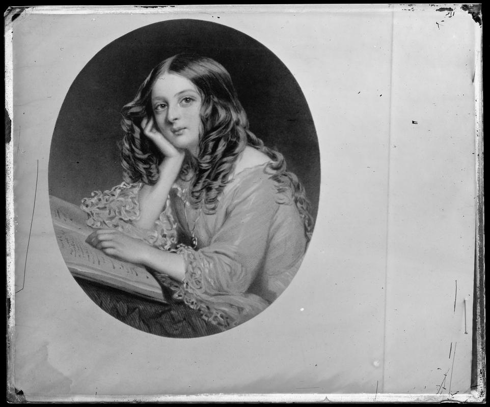 Olive Talbot, glass negative