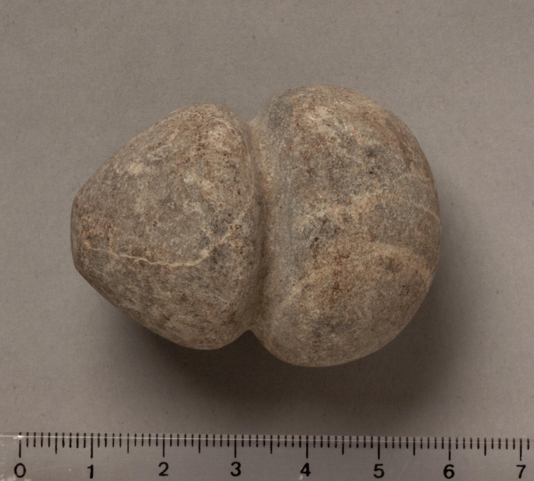 Ethnographic stone bolas ball