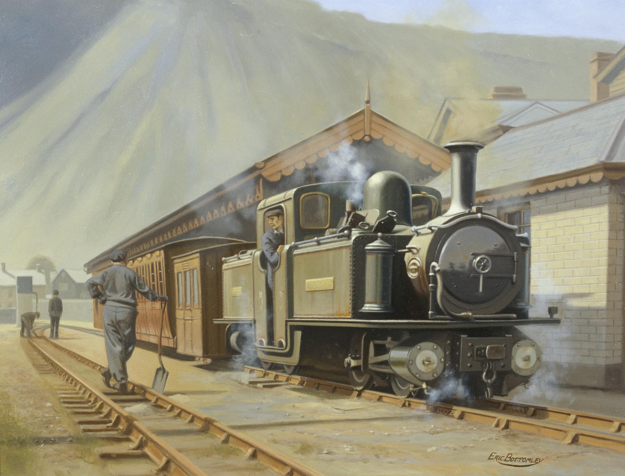 The Blaenau Ffestiniog Railway (painting)