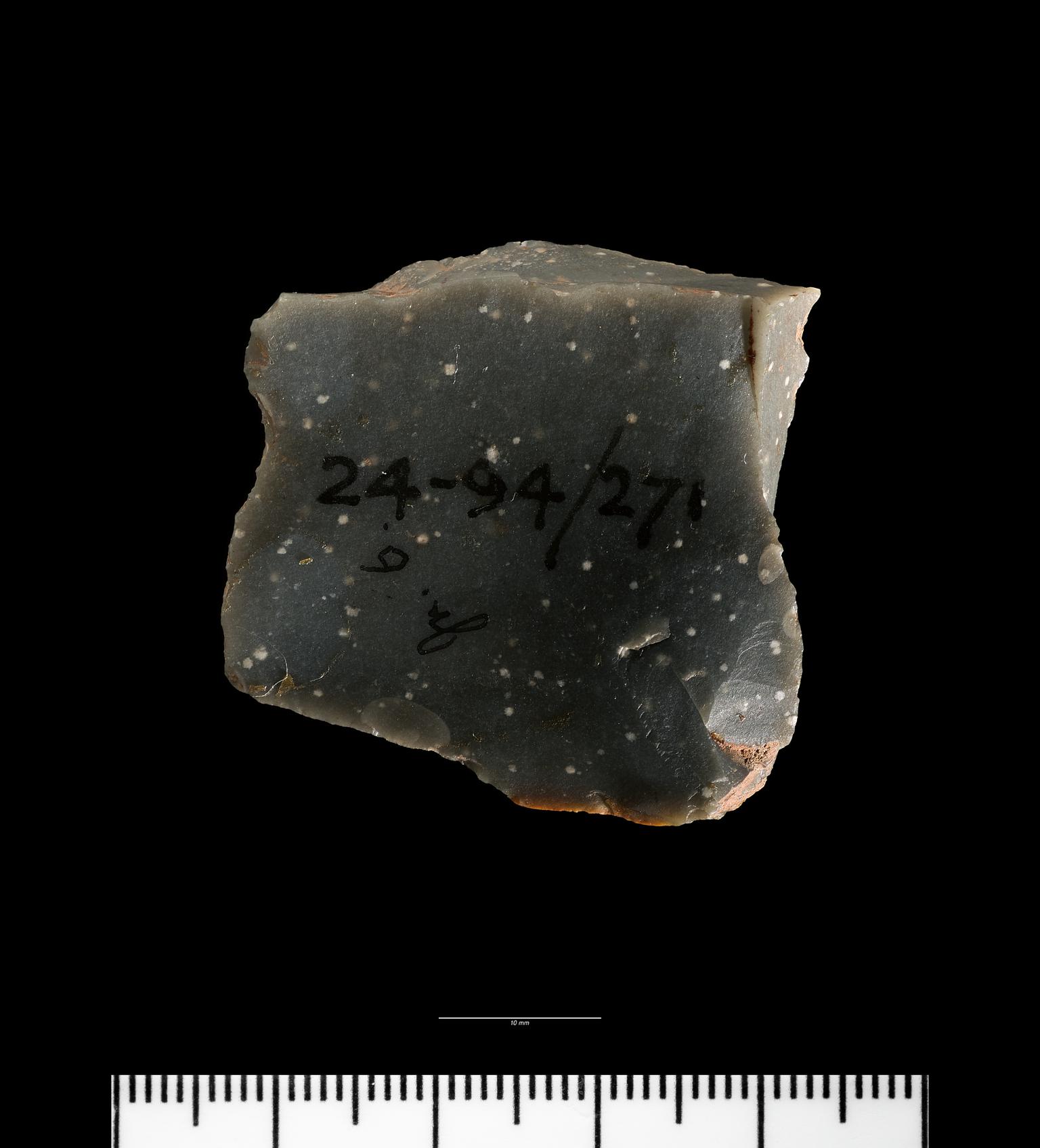 Upper Palaeolithic rhyolite debitage