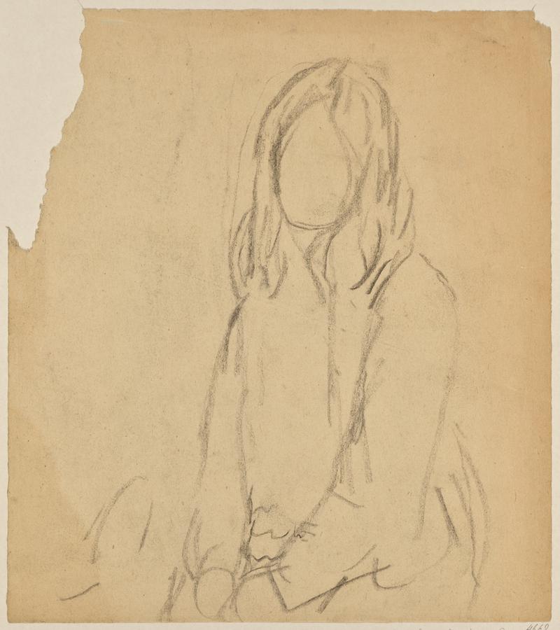 Study of a Seated Girl