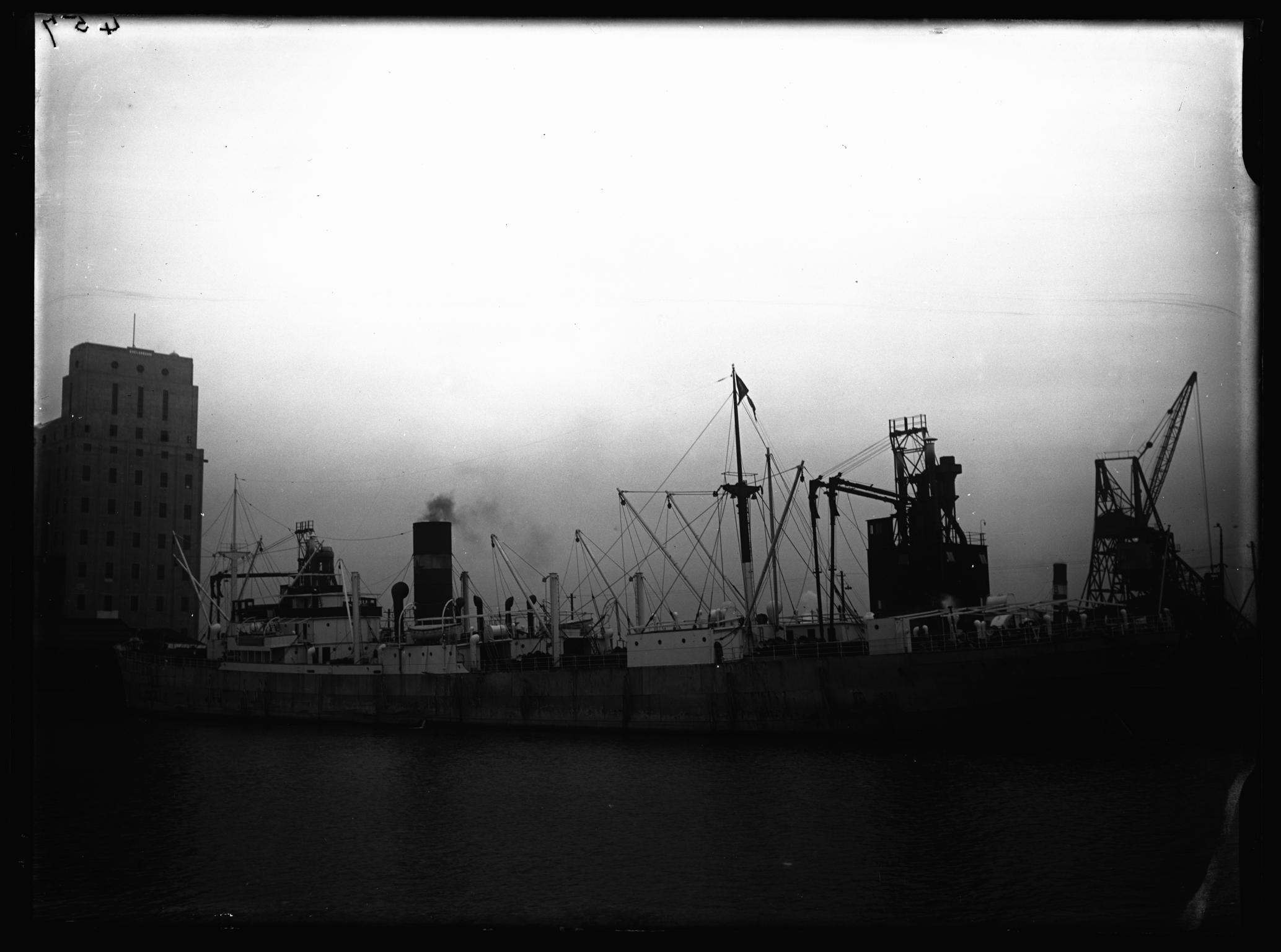 S.S. ANGLO-AFRICAN, glass negative