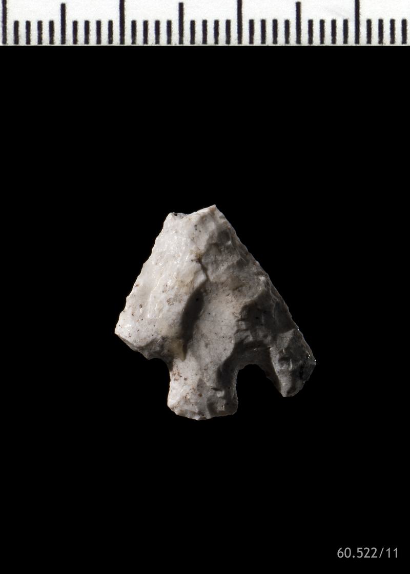 Early Bronze Age flint barbed and tanged arrowhead