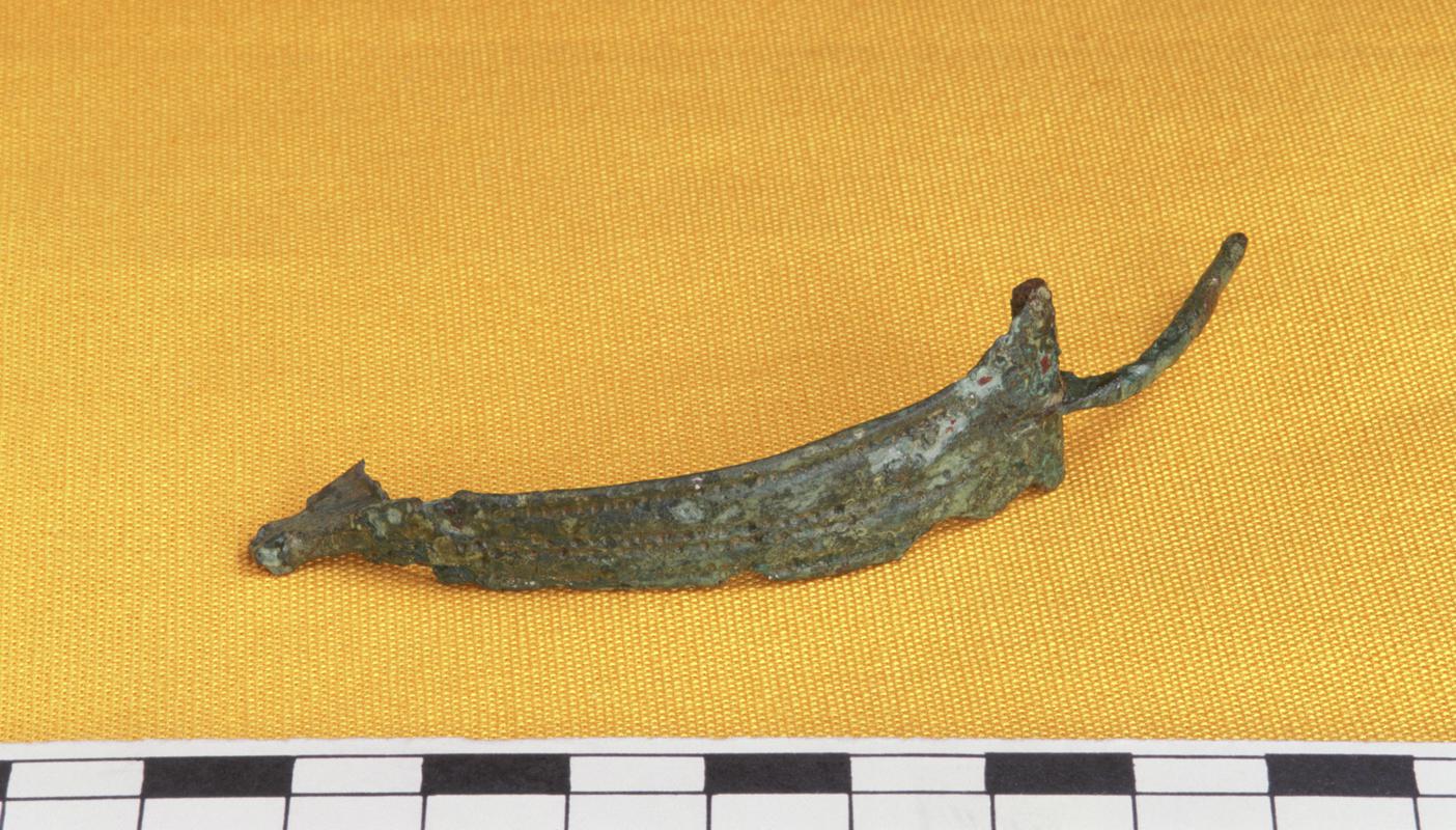 Roman copper alloy Hod Hill brooch