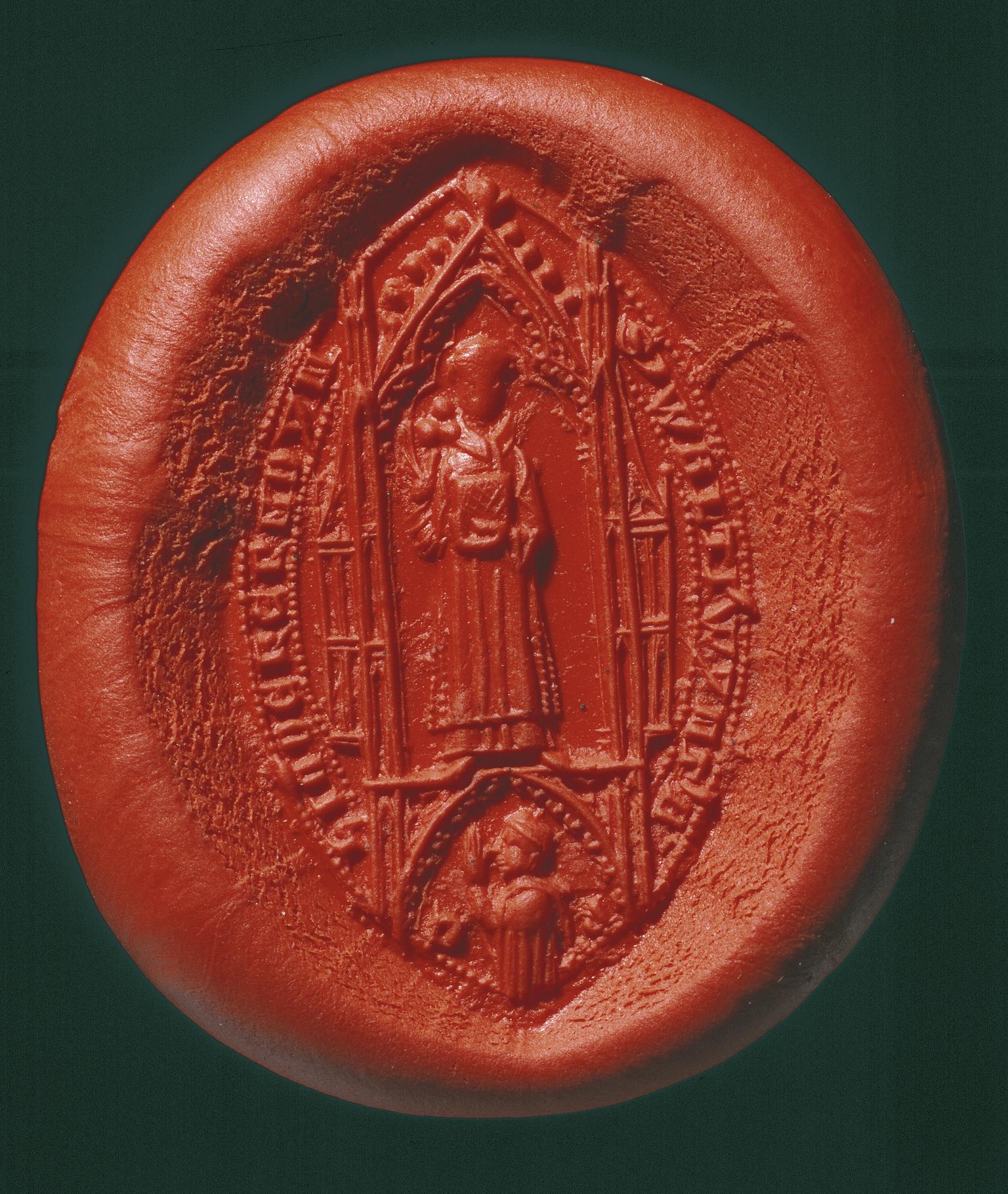 Seal impression: Archdeacon of Carmarthen