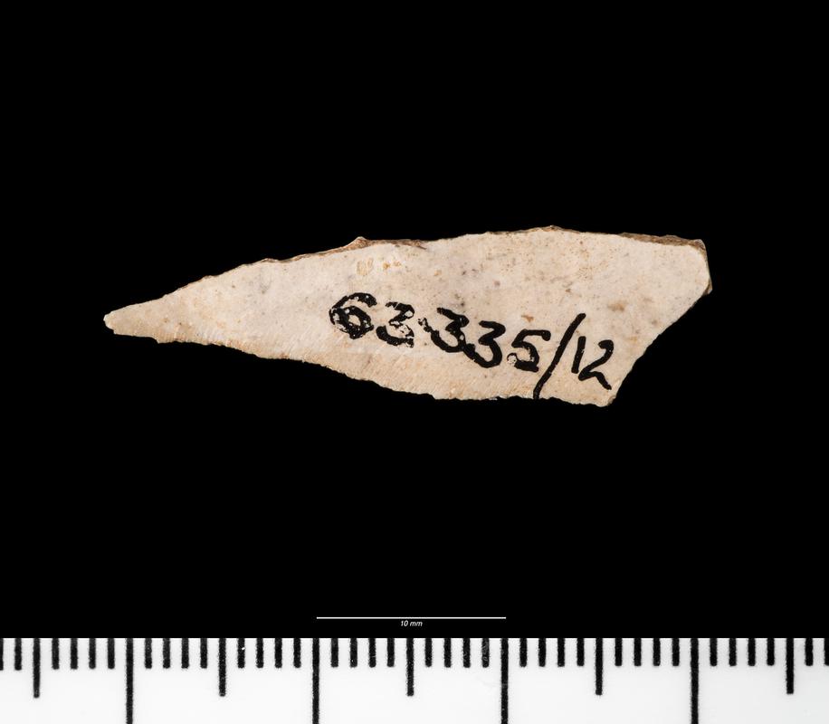 Upper Palaeolithic flint penknife point