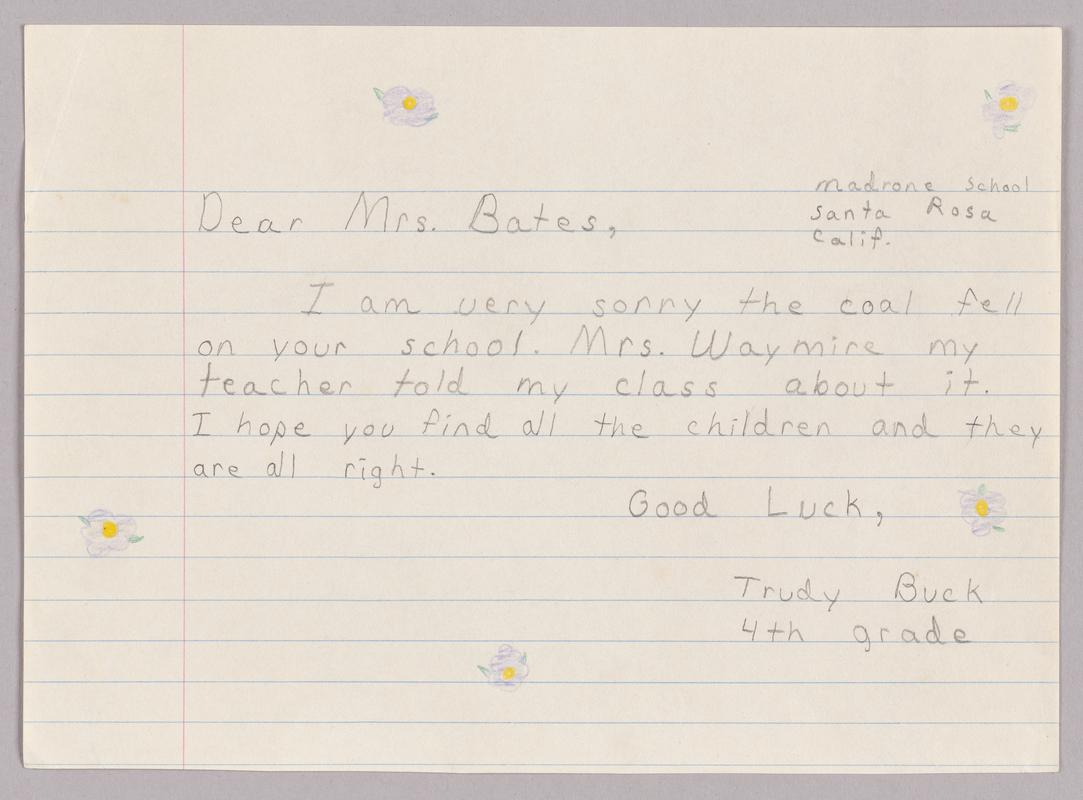 Aberfan, letter