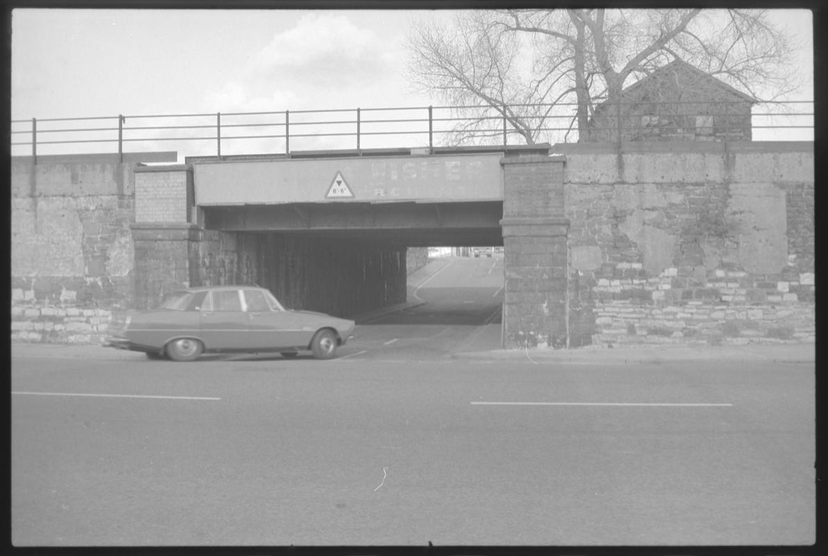 Tunnel under railway bridge between Bute Street and Collingdon Road, Butetown.