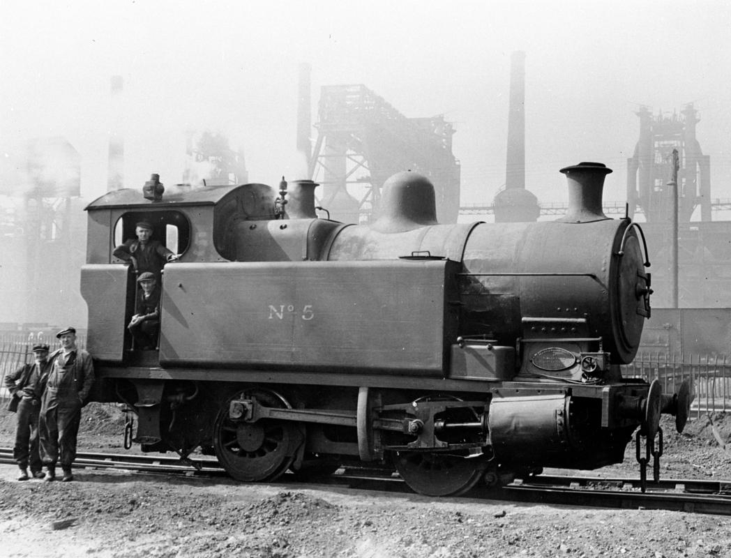 GKN loco No.5 at East Moors Steelworks, Cardiff