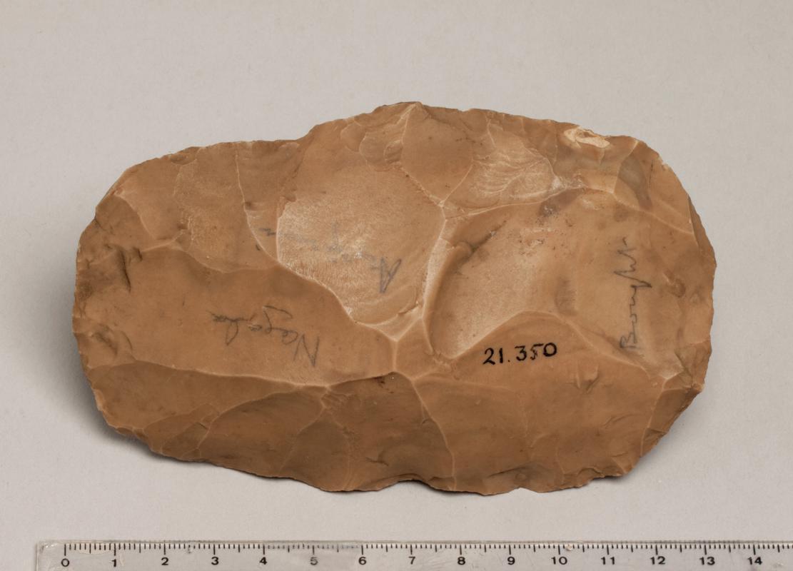 Palaeolithic flint handaxe