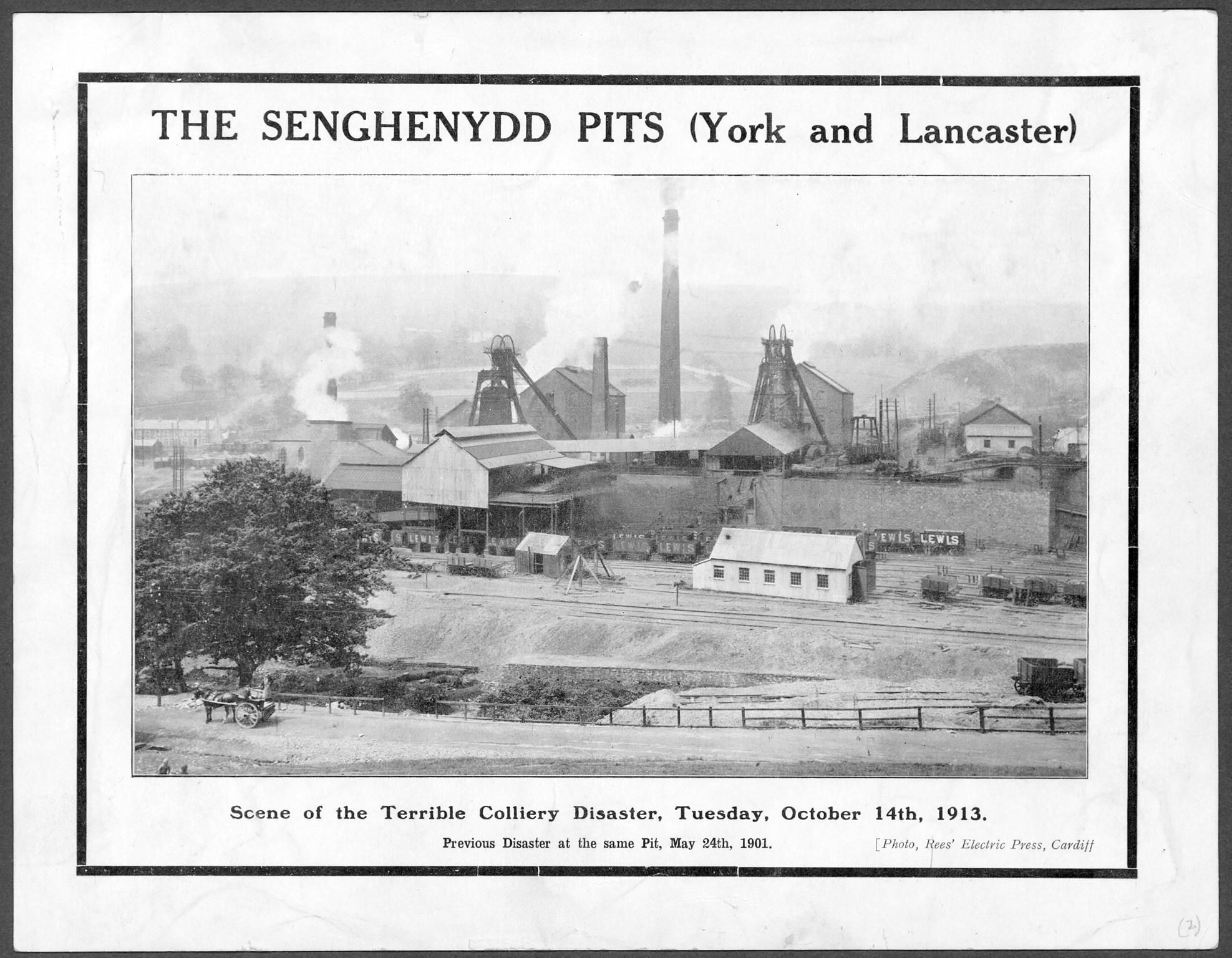 The Senghenydd Pits (York and Lancaster) (print)