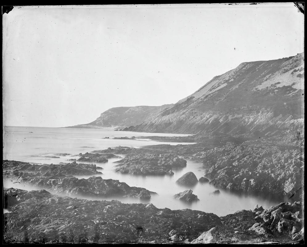 Pwll Du Point - Tide Coming In (glass negative)