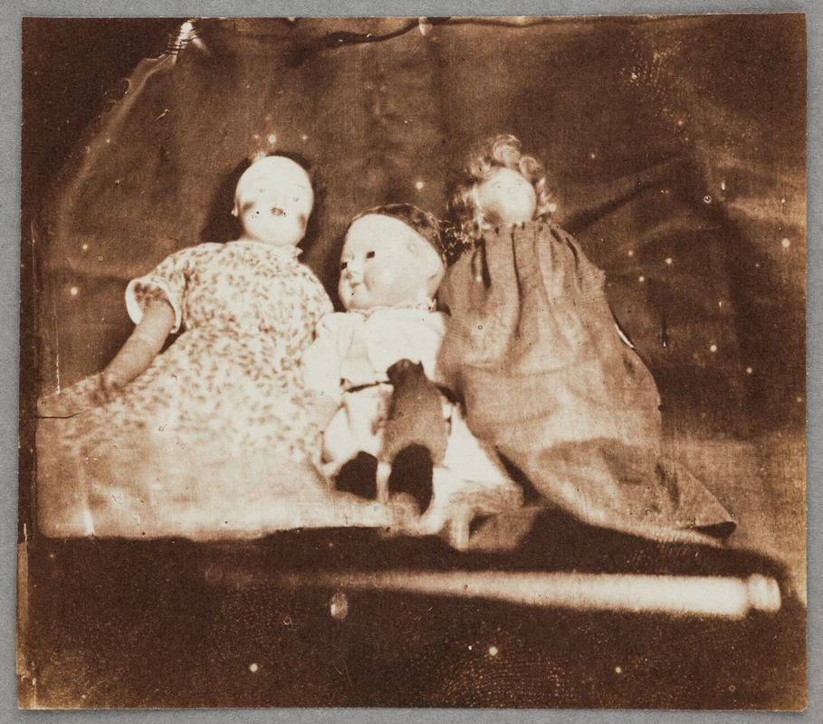 three dolls, photograph