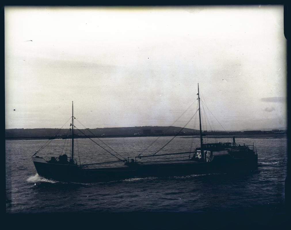 Port Broadside view of M.V. CONDIDA, c.1936.