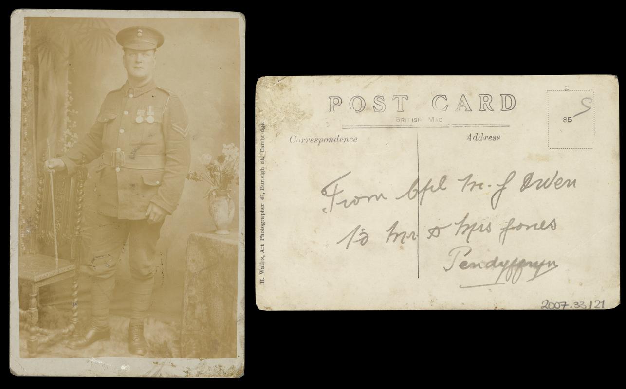 portait of a soldier (front & Back)