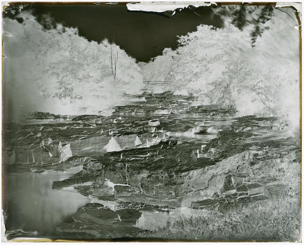 Dulais Valley, glass negative