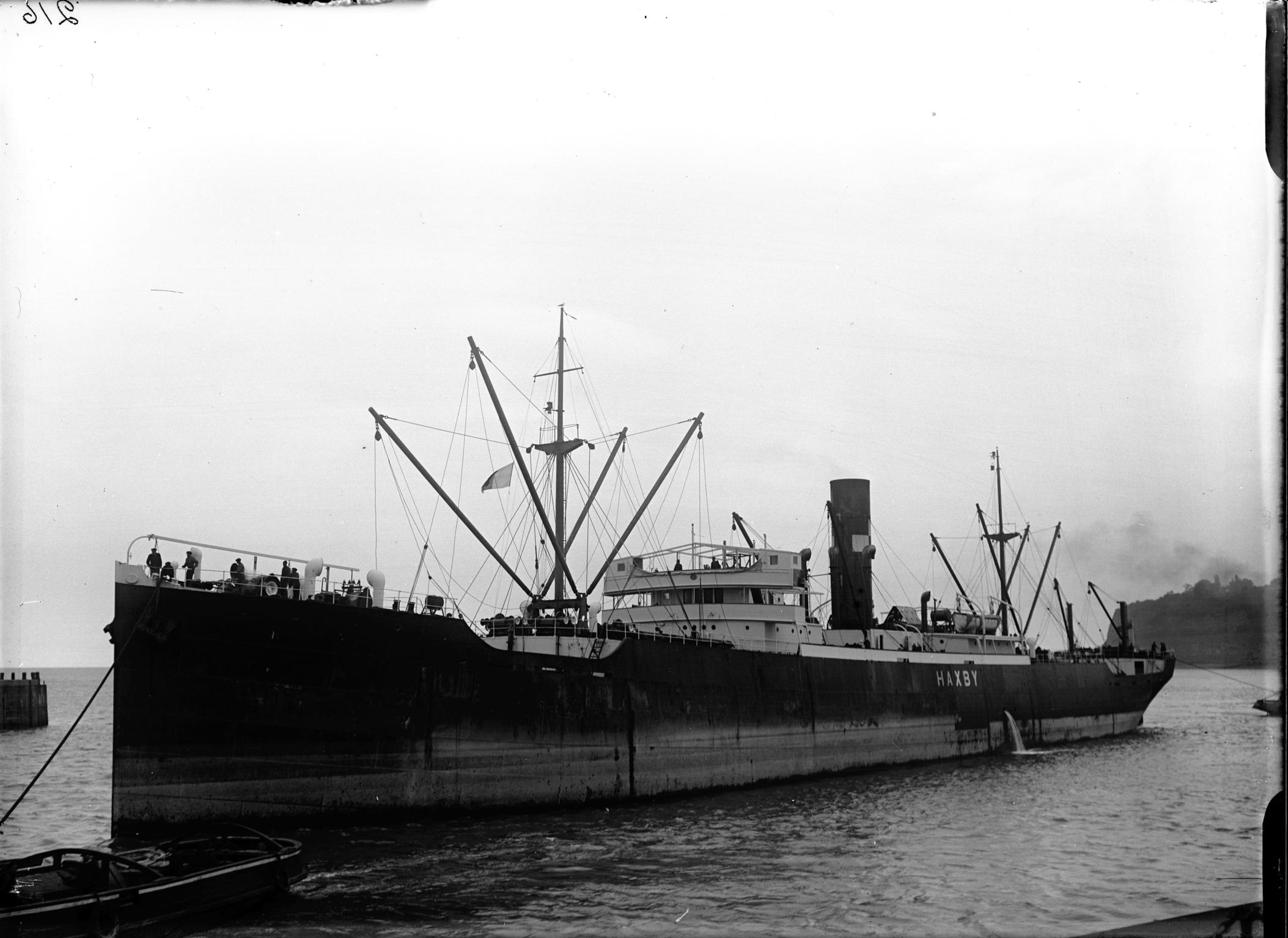 S.S. HAXBY, glass negative