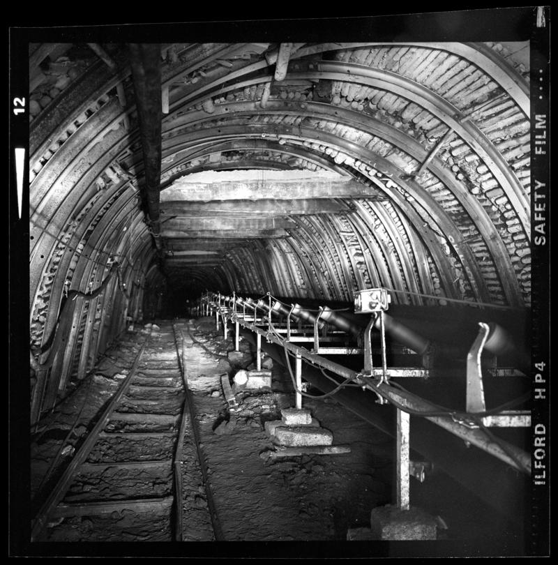 Abercynon Colliery, film negative