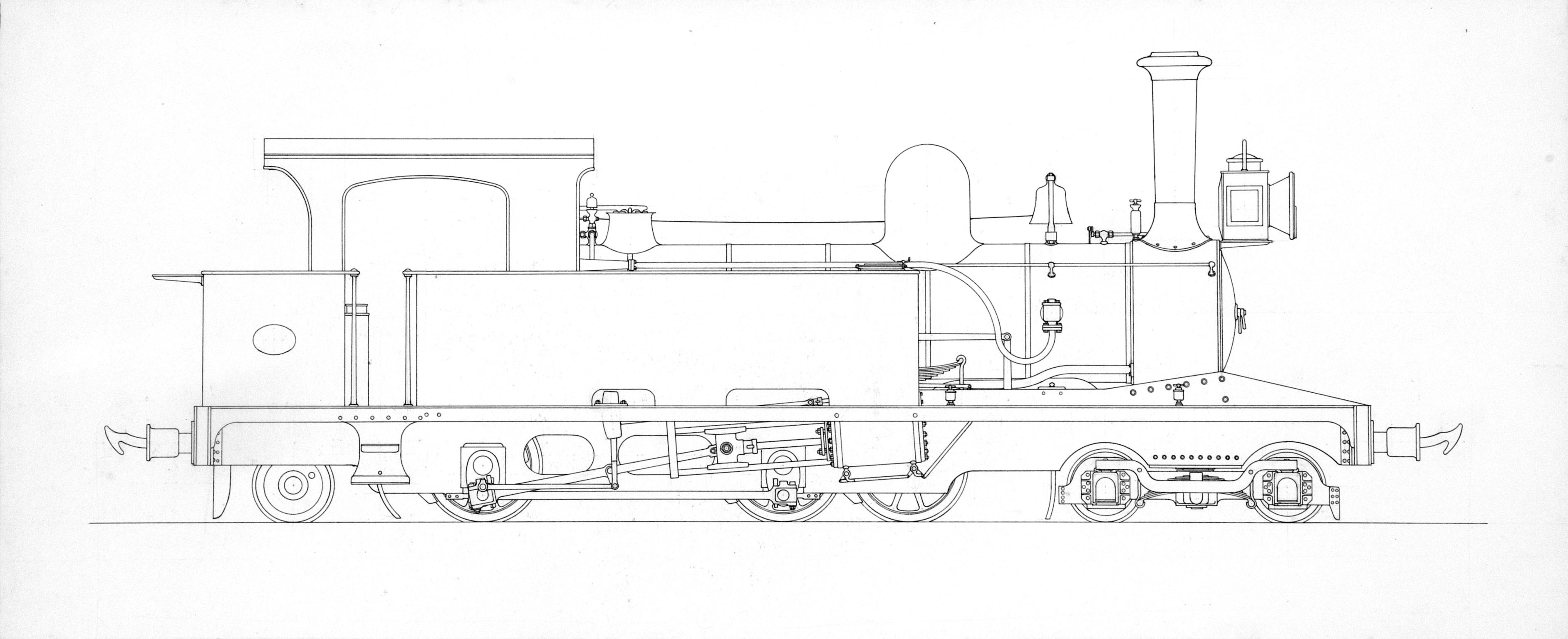 Steam locomotive (drawing)